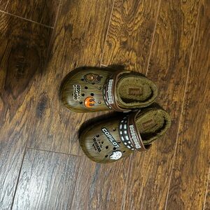 CROCS Brown Star Wars Kids Slippers